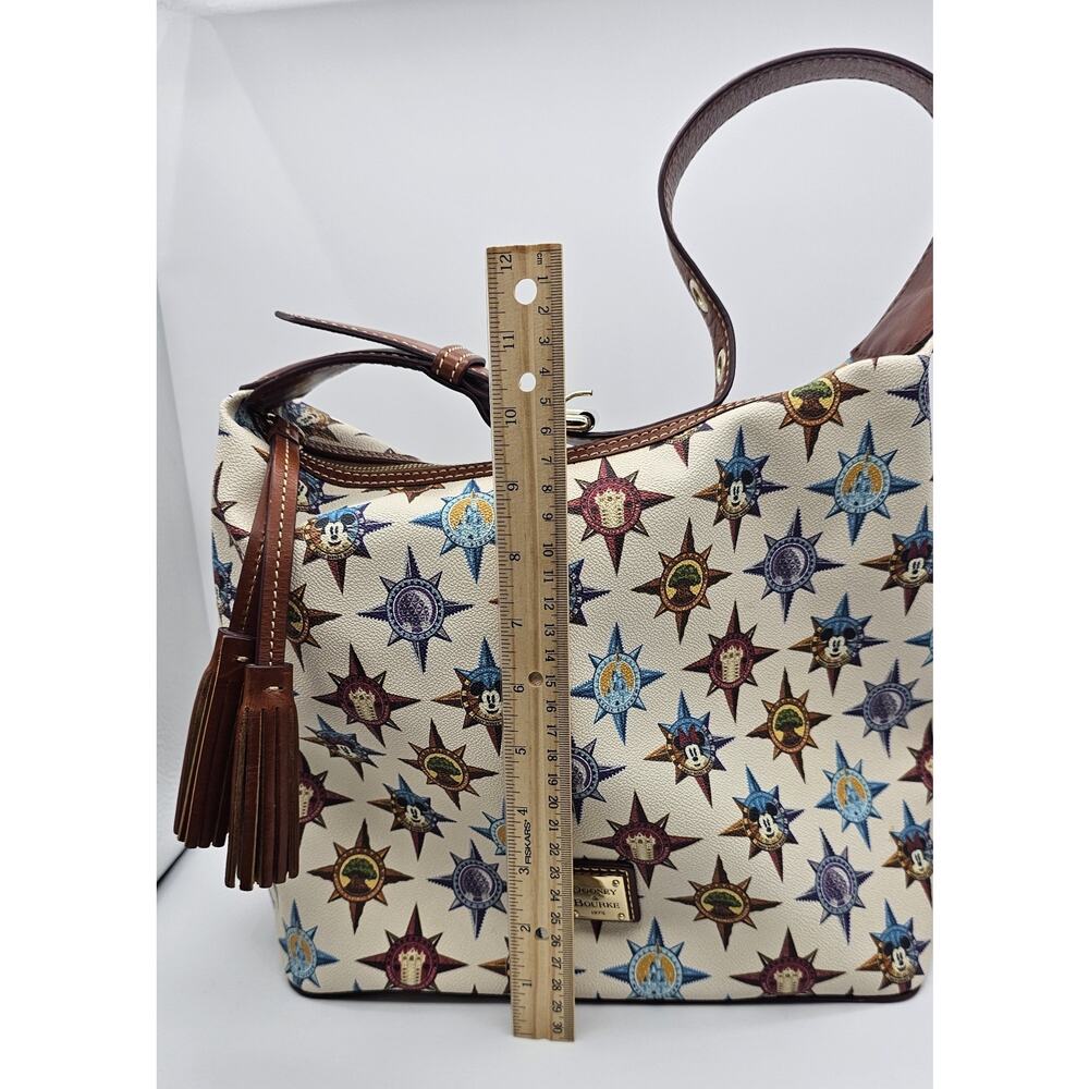 Dooney & Bourke Mickey Mouse Disneyland & World 2018 Passport Shoulder Bag/Purse - Picture 15 of 16